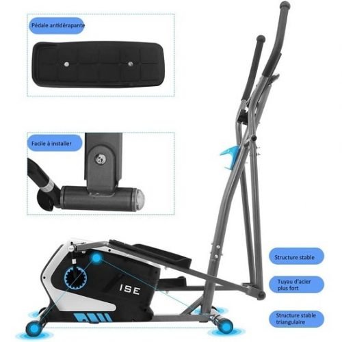 ISE Bicicleta Elíptica de Fitness para el hogar